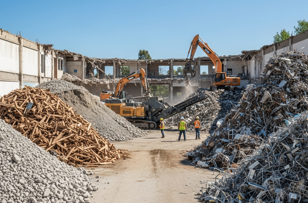 Demolition Recycling Process